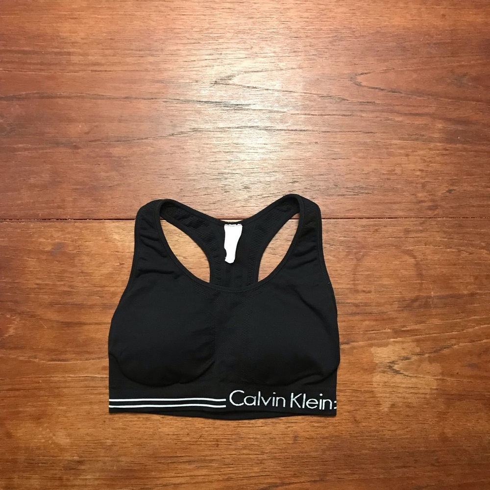 Black Calvin Klein Sports Bra